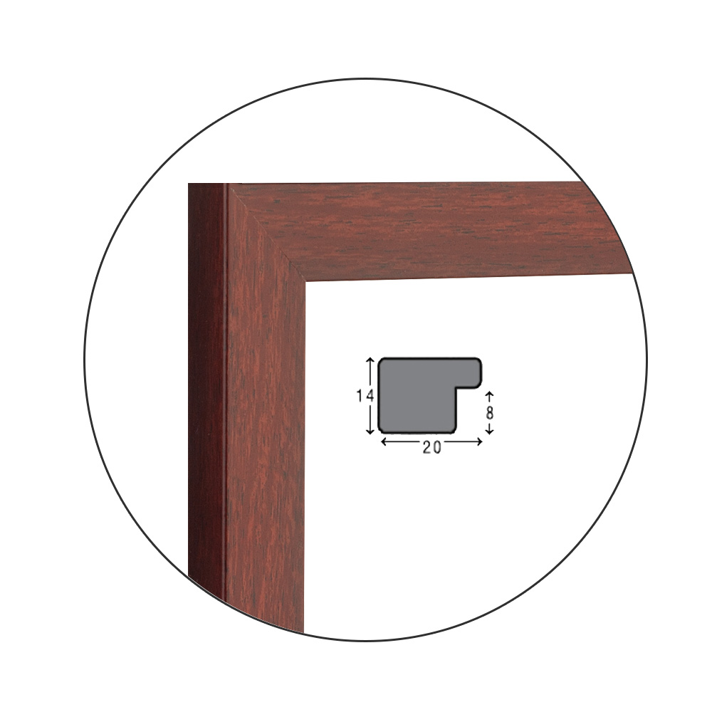 Ramă pentru puzzle „Smooth” - până la 500 piese / Maro